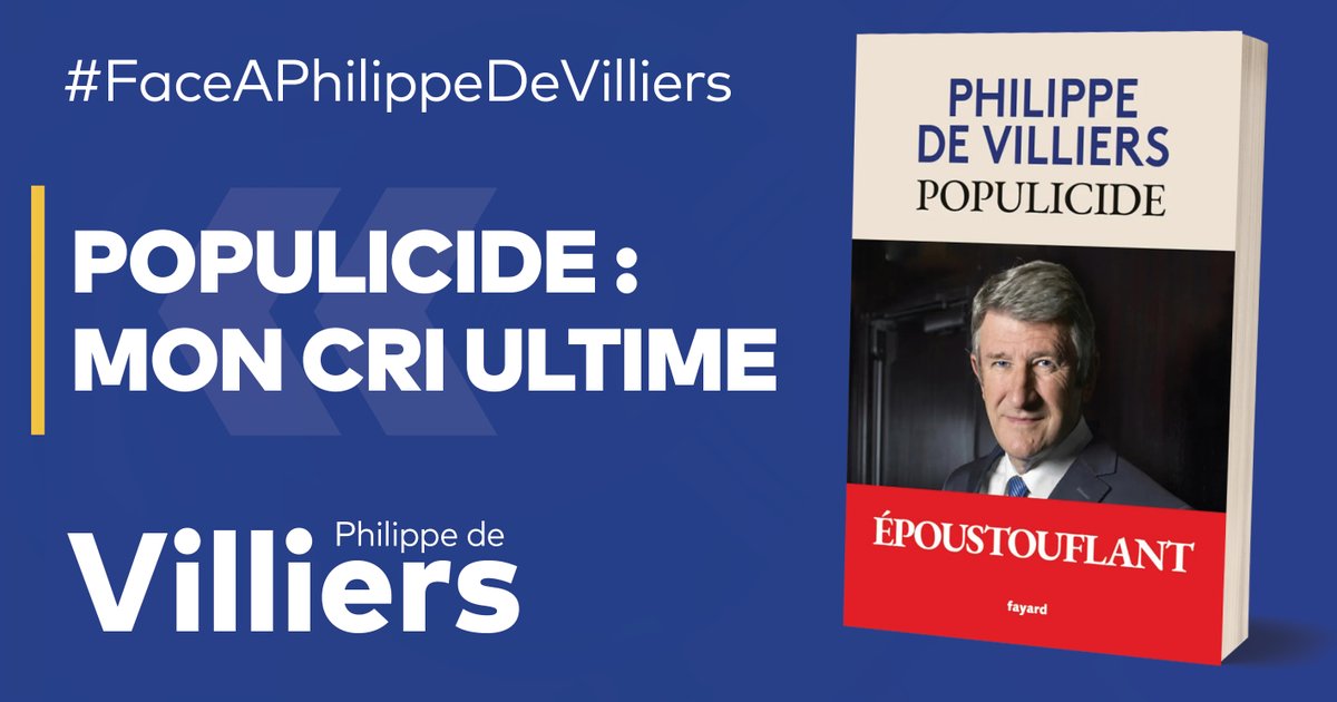 🎙 Mon dernier livre, Populicide, est une parole pour l’Histoire. C’est peut-être mon cri ultime, en tout cas le fruit d’une ultime mise en garde, dont j’espère qu’elle sera utile. La France est en train de mourir, et pourtant elle peut renaître : c’est ce que j’explique. 🔴 "Populicide", en librairie le 8 octobre - déjà disponible en précommande : 🔗 Emission complète : #FaceAPhilippeDeVilliers #FADV