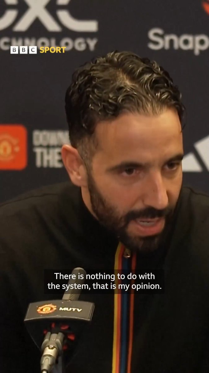 🗣️ "Nothing to do with the system" ❌ Manchester United are not losing games because of 'the system', according to head coach Ruben Amorim.