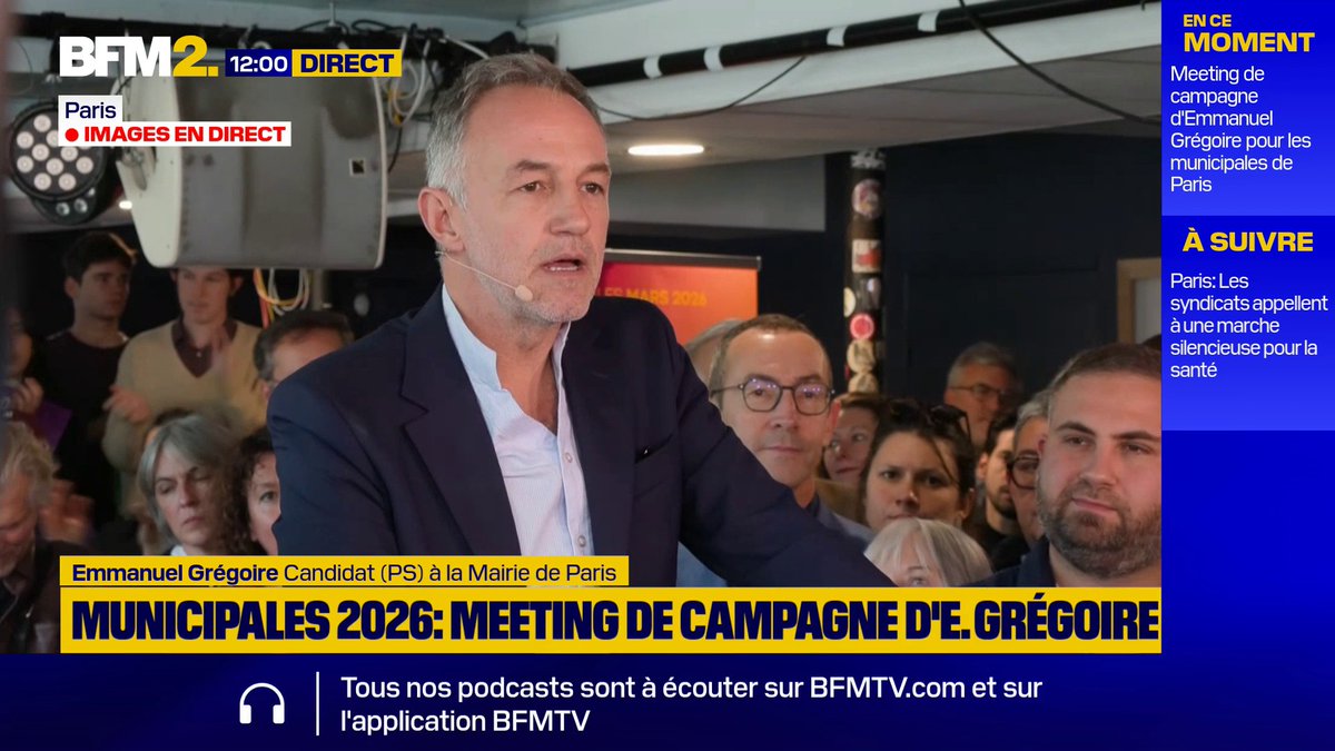 💬 "Imaginez-vous un seul instant que le maire de Paris puisse finir en prison?" Emmanuel Grégoire, candidat PS à la mairie de Paris, tacle Rachida Dati qui sera jugée pour "corruption" en septembre 2026