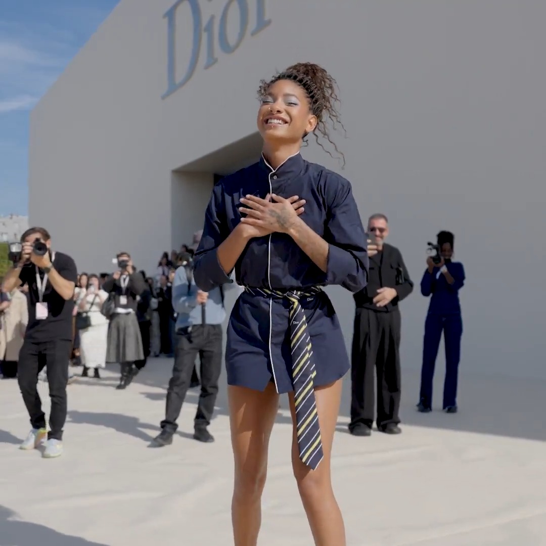 Willow Smith at Jonathan Anderson’s Dior Spring-Summer 2026 show