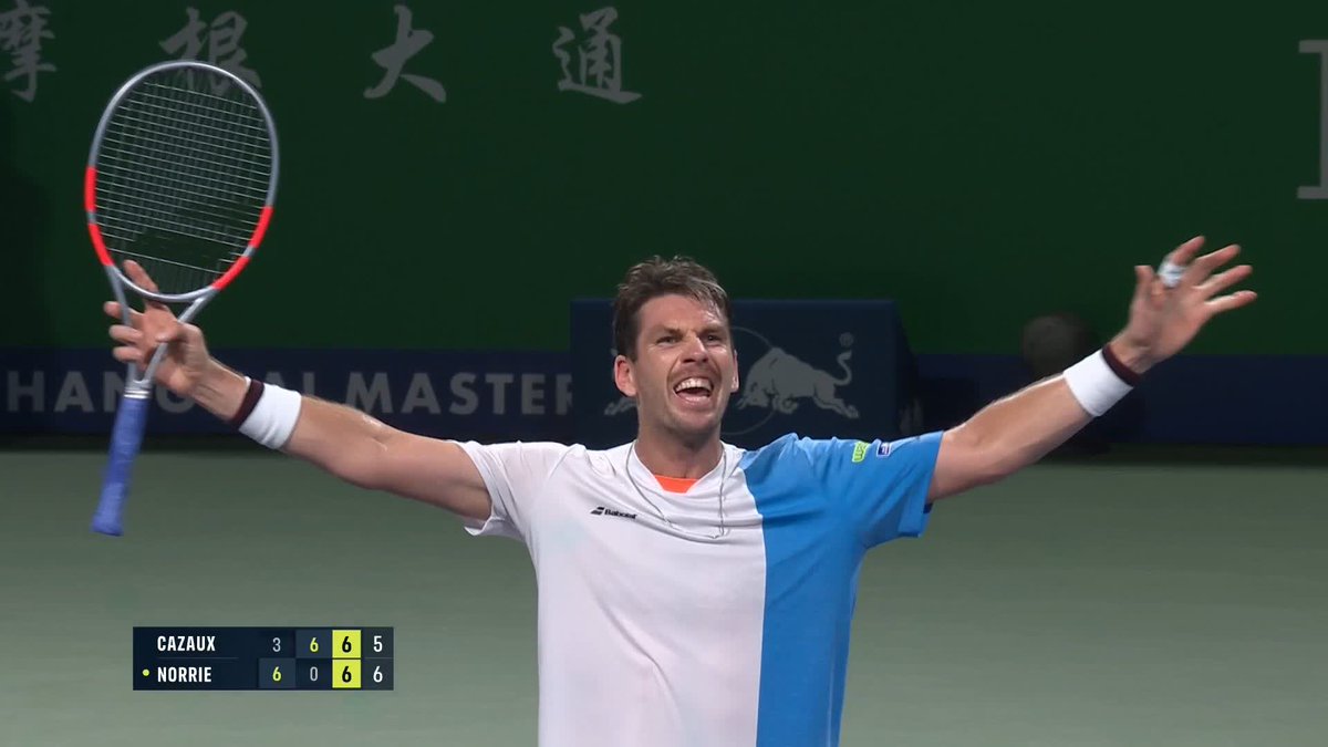 What a match that was 🥵 Cam Norrie holds his nerve in the tie-break to win it!