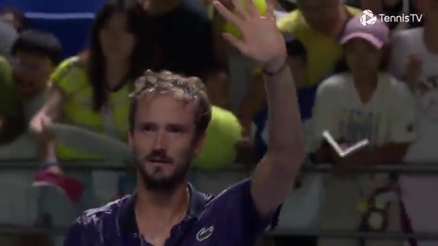Smooth sailing ⛵️ Daniil Medvedev cruises past qualifier Svrcina 6-1 6-1 to reach round three in Shanghai. Rolex Shanghai Masters | #RolexShanghaiMasters