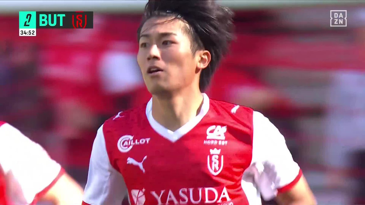 中村敬斗が華麗なドリブルから今季2ゴール目をゲット🇫🇷🔥 チームに必要不可欠な存在であることを証明✨ 🎥DAZN Japan