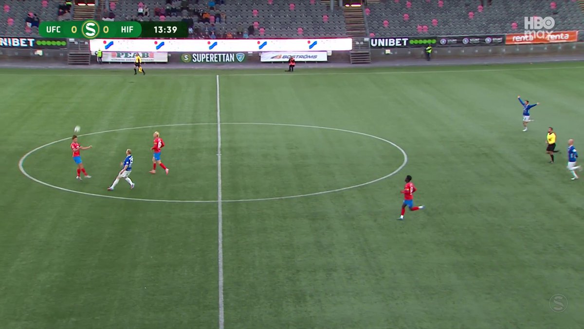 Umeå FC tar ledningen i hemmamötet mot Helsingborgs IF genom Eythor Björgolfsson! 📲 Se Superettan på HBO Max