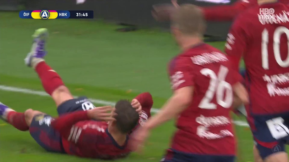 Anssi Suhonen tar ledningen för Östers IF hemma mot Halmstads BK, 1-0! 🔴🔵 📲 Se matchen på HBO Max