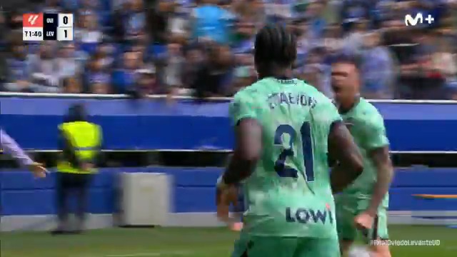 El más rápido. El más listo. 𝐄𝐭𝐭𝐚 𝐄𝐲𝐨𝐧𝐠 siempre está ahí. Levante UD #LALIGAEASPORTS #LaCasaDelFútbol