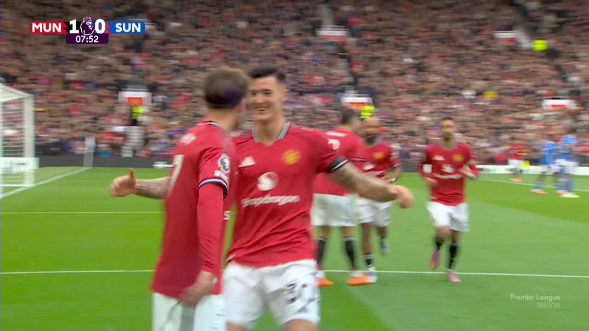 Tremenda asistencia de Mbeumo 😮‍💨 y el gol impecable de Mason Mount para el 1-0 del Manchester United: