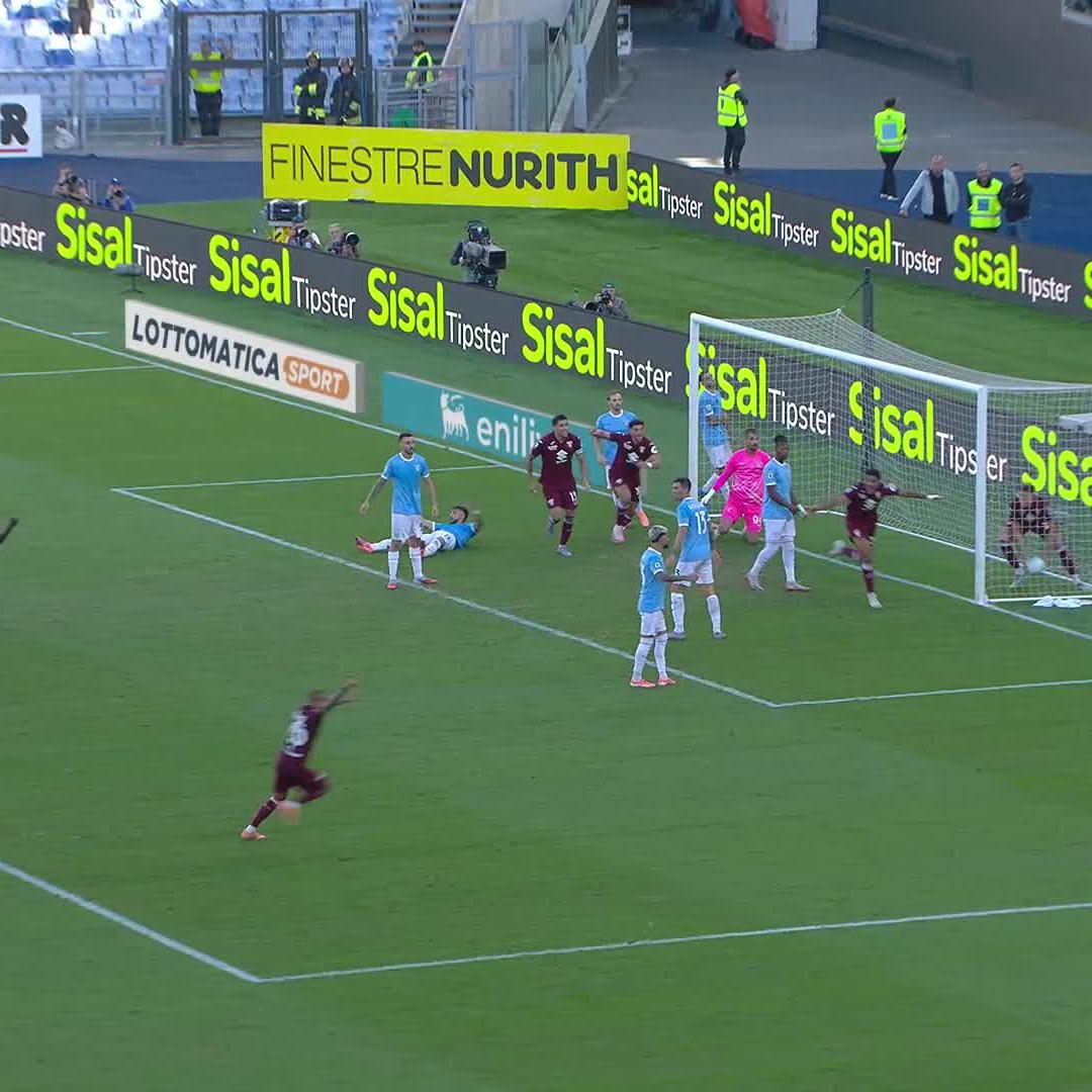 Saul Coco all'ultimo respiro! 2-3 per il Toro! 🤯 #LazioTorino 2-3