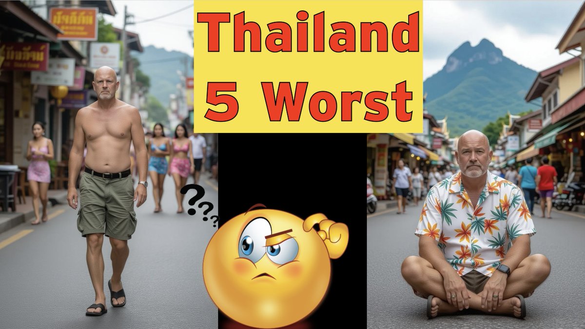 Thailand: The 5 Worst Things And Why We Still Love It Replies open to unverified because it's hard to get verified in Thailand 0:00 Intro 1:08 Water 8:00 Air Quality 16:05 Traffic/Transit 29:05 Language 36:50 Bureaucracy 45:02 Stray Dogs/Food Poisoning
