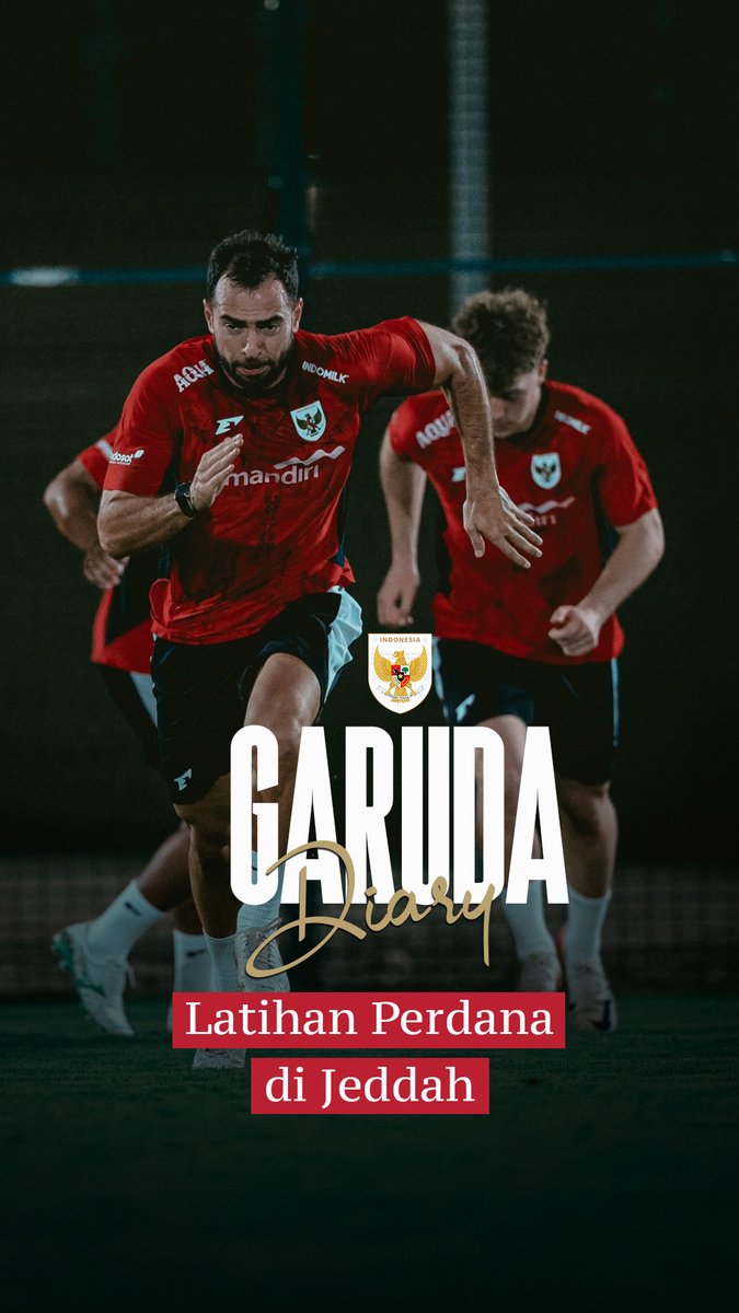 👀 Fokus tertuju ke 𝐑𝐨𝐮𝐧𝐝 𝟒 di Jeddah! 𝐒𝐄𝐆𝐄𝐑𝐀! Highlights latihan pertama skuat Timnas Indonesia, selengkapnya di Livin’ Sukha via #LivinbyMandiri atau cek di