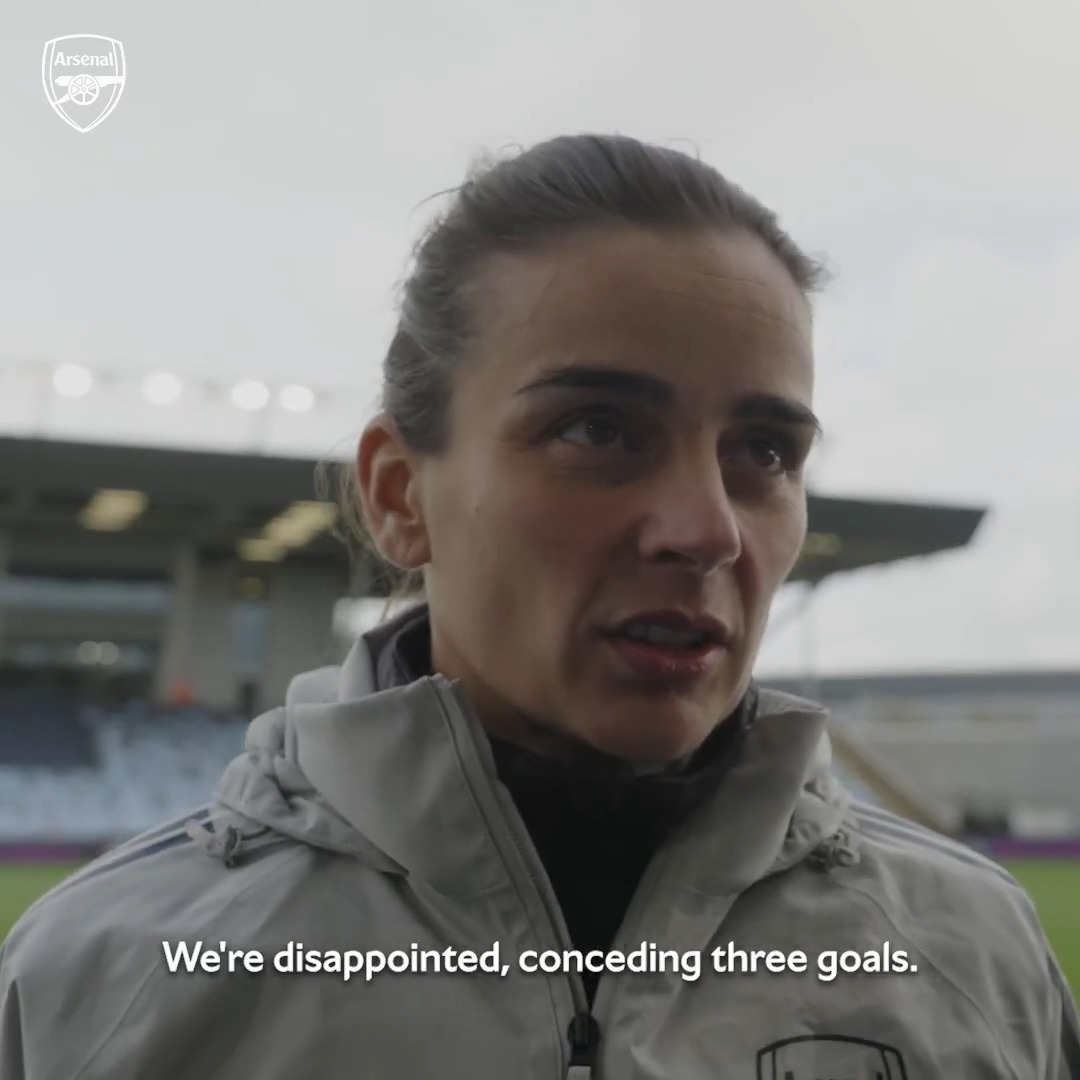 💬 “We’re going to do everything we can to recover from this one and show up in a really good Arsenal way on Tuesday.” Renée Slegers reflects on our clash against Man City👇