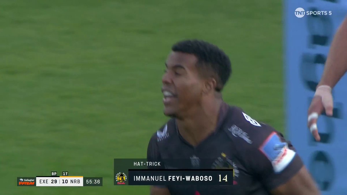 How good is it seeing this man firing again?! 🔥 Immanuel Feyi-Waboso has a hat-trick 🎩🎩🎩 📺 TNT Sports &amp; discovery+ UK