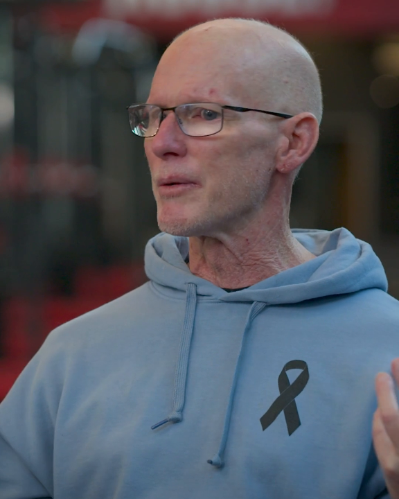 "Death is undefeated, but I'll take it to three overtimes. That's strength." Houston strength coach Kurt Hester was diagnosed with Stage IV melanoma. Six months later, he may have lost his hair, but not his indomitable spirit. More from Jen Lada: