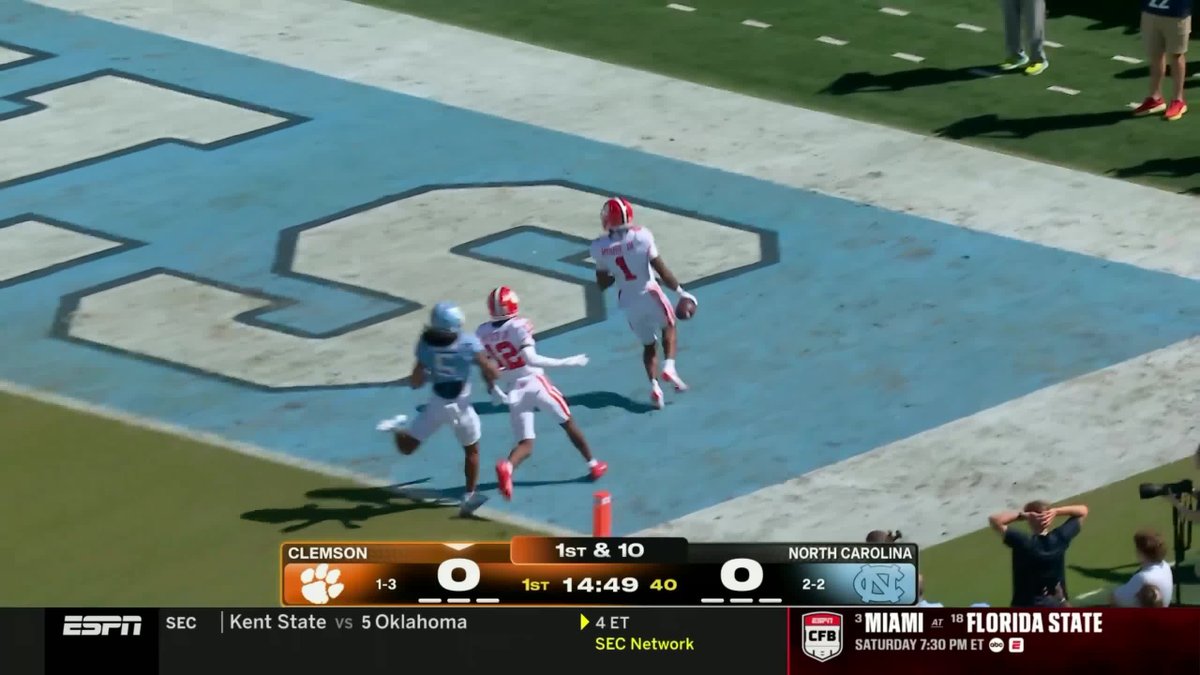 75-YD TRICK-PLAY TD TO START THE GAME FOR CLEMSON 😮💨