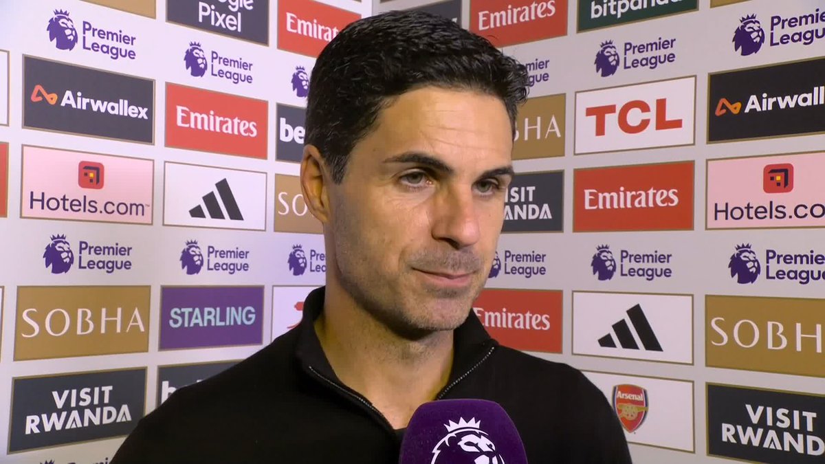 "For Martin I think it was a clash knee-to-knee, it's not looking very positive at the moment" ๐ฅฒ Mikel Arteta explains why Martin Odegaard and Declan Rice were subbed off ๐ฌ
