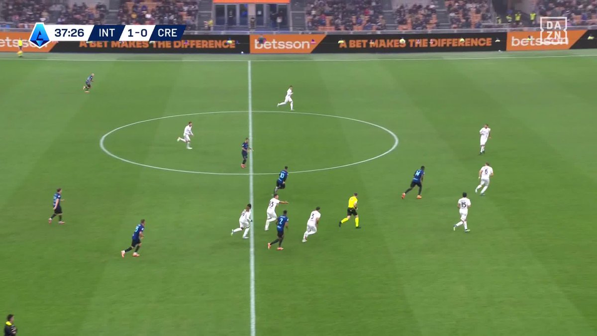 Ange-Yoan Bonny 🇫🇷 remplace à merveille Marcus Thuram 🇫🇷 face à la Cremonese : ⚽️ 𝗕𝗨𝗧 🎯 𝗣𝗔𝗦𝗦𝗘 𝗗𝗘́𝗖𝗜𝗦𝗜𝗩𝗘 🎥 DAZN France