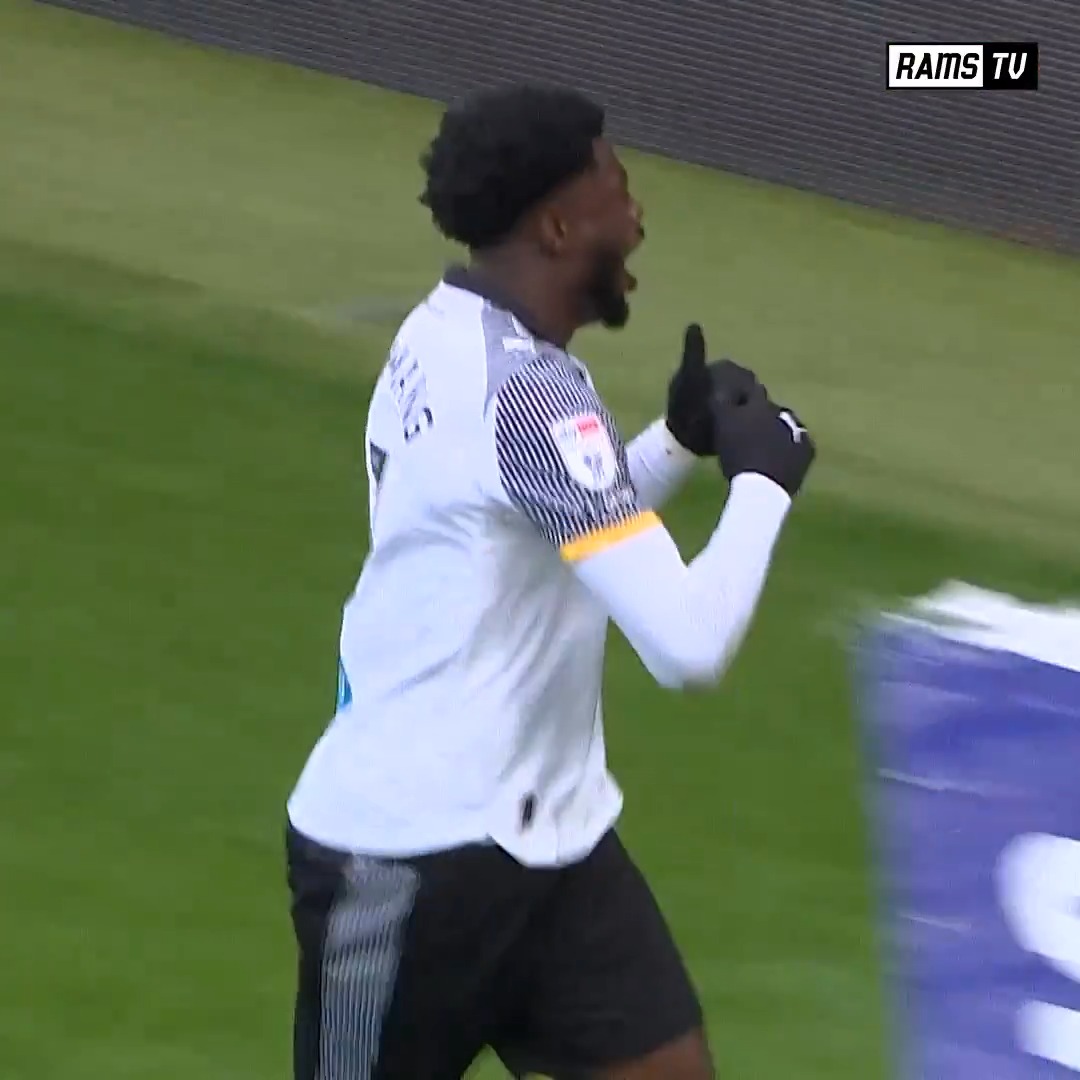 Weimann 🤝 Agyemang @Patrick_Agyy's first Derby County goal! 🤙