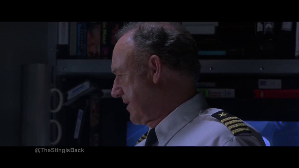 Watching Gene Hackman and Denzel Washington in Crimson Tide is akin to watching two grandmasters play chess. Both men are working at an incredible level, the confrontation scene is about as good as it gets, yet not a sniff of an Oscar nomination. Shame on you, Academy... shame.