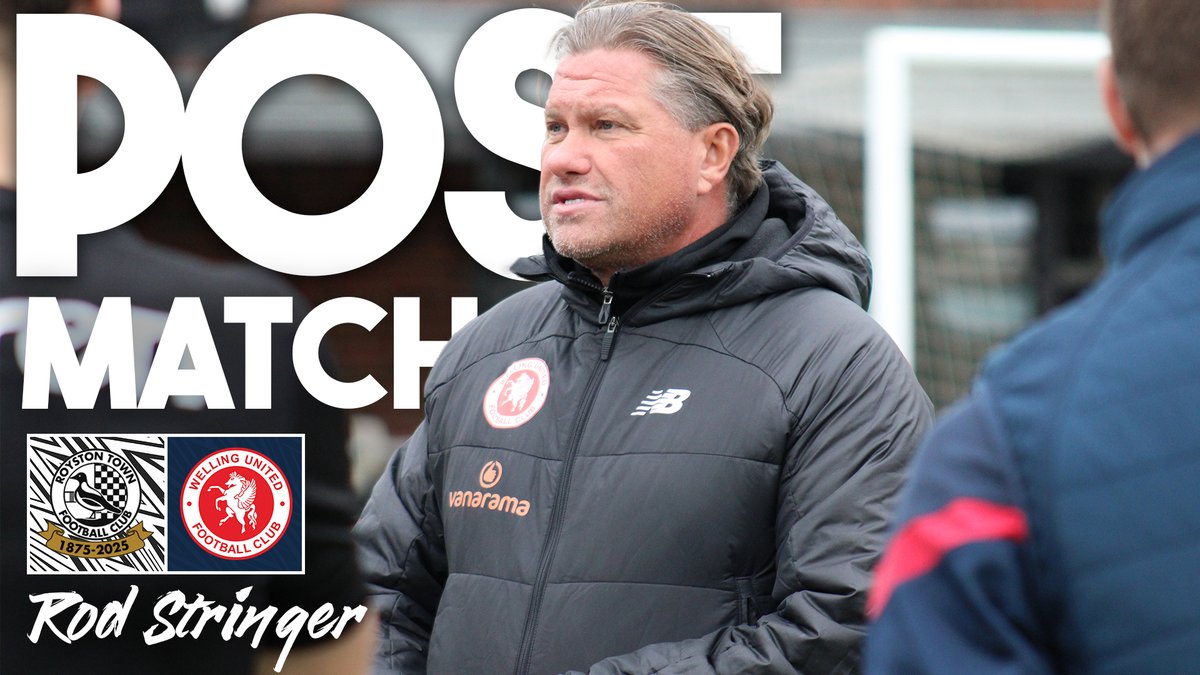 💬 Interim Manager, Rod Stringer, shares his thoughts on this afternoon's 3-0 victory at Royston Town in the FA Trophy and reflects on a whirlwind 24 hours... #WeAreWings🪽