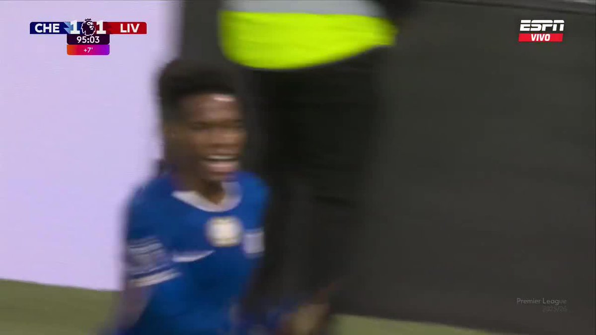 🤯🇧🇷 ESTÊVÃO PARA QUE CHELSEA SE LO GANE 2-1 A LIVERPOOL A LOS 95 MINUTOS. El pase de Enzo, espectacular. 😮💨