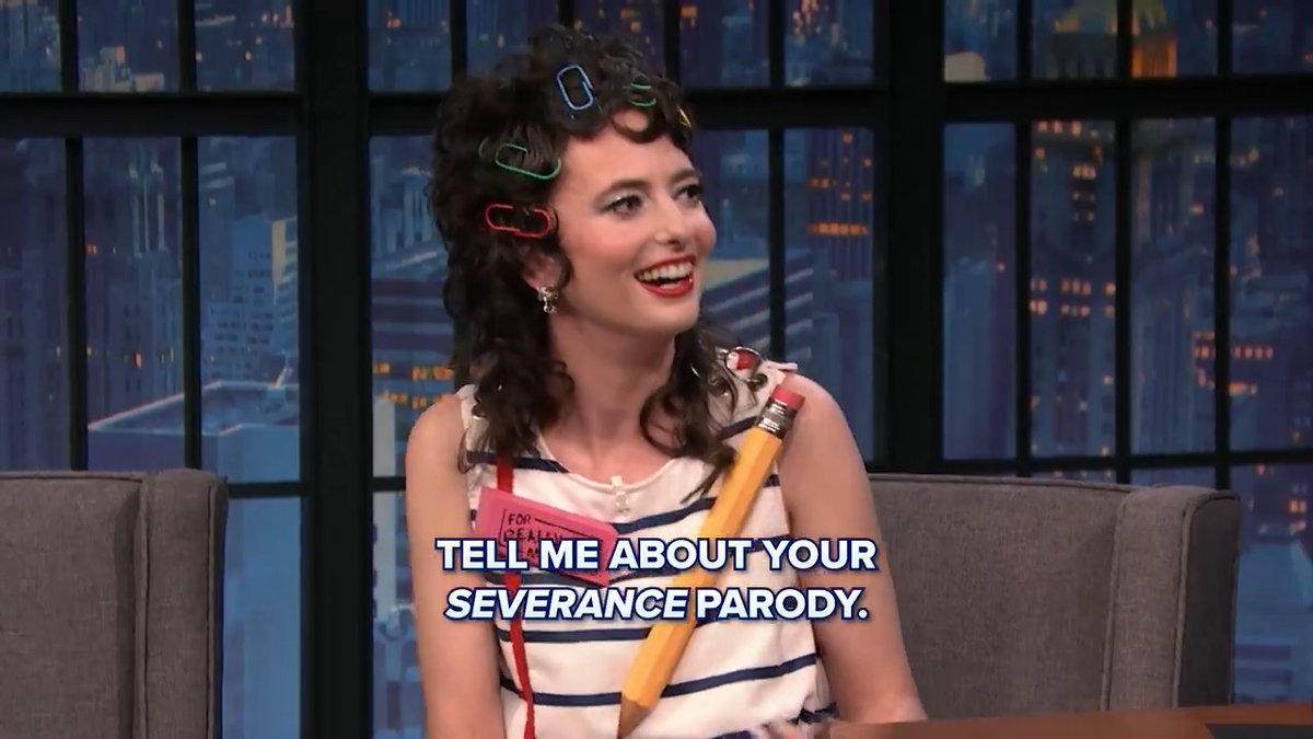 .@sarahsquirm shares her Severance and Ant-Man parodies that never made it to air on Saturday Night Live - SNL, but Seth Meyers gives his stamp of approval