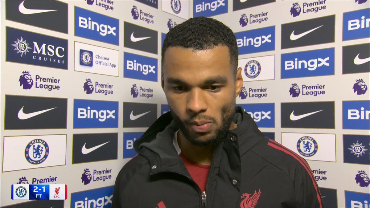 "We couldn't find momentum." Cody Gakpo shares his frustration after Liverpool’s loss to Chelsea, sealed by a 95th-minute winner 😮