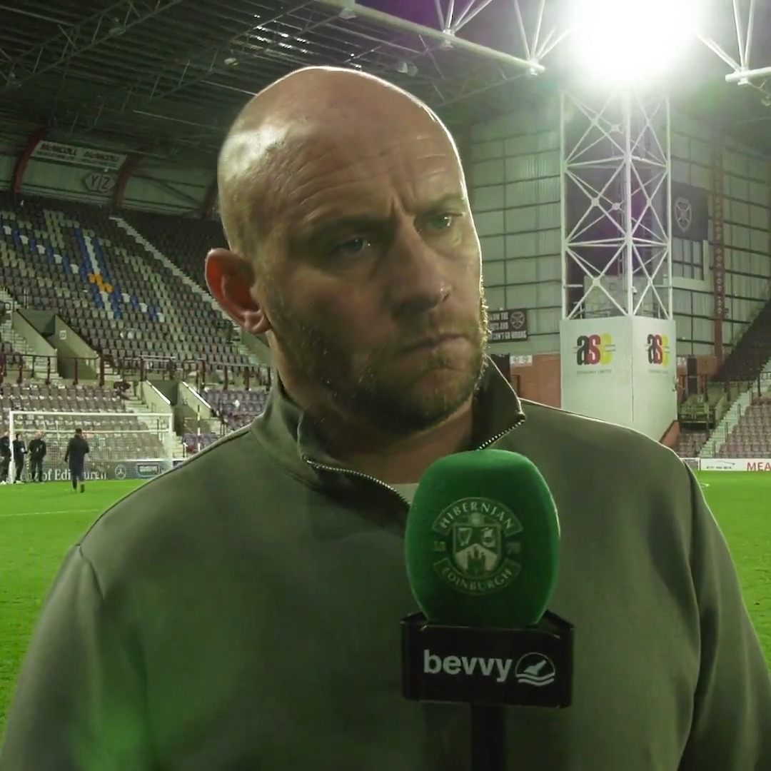 Hibs Head Coach David Gray reflects on today's Edinburgh Derby defeat.