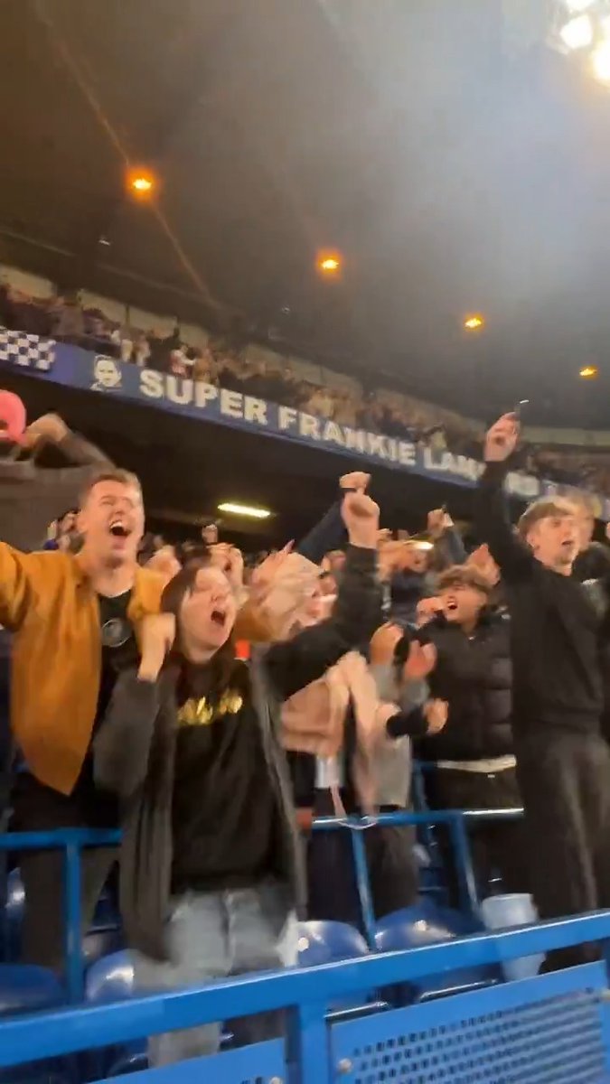 Think the Chelsea fans enjoyed that one? 🎶