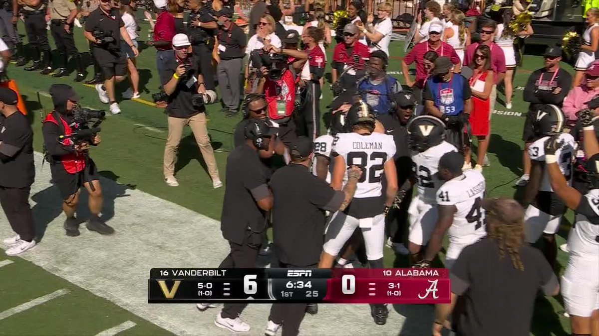 VANDERBILT 65 YARDS TO THE HOUSE 🏠