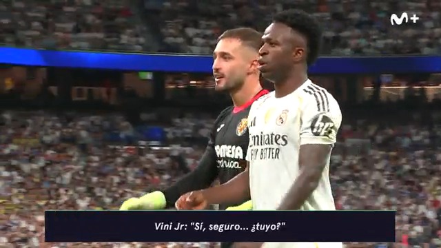 🗣️ ''¿Sí?'' Arnau Tenas y Vinicius. #DeportePlus