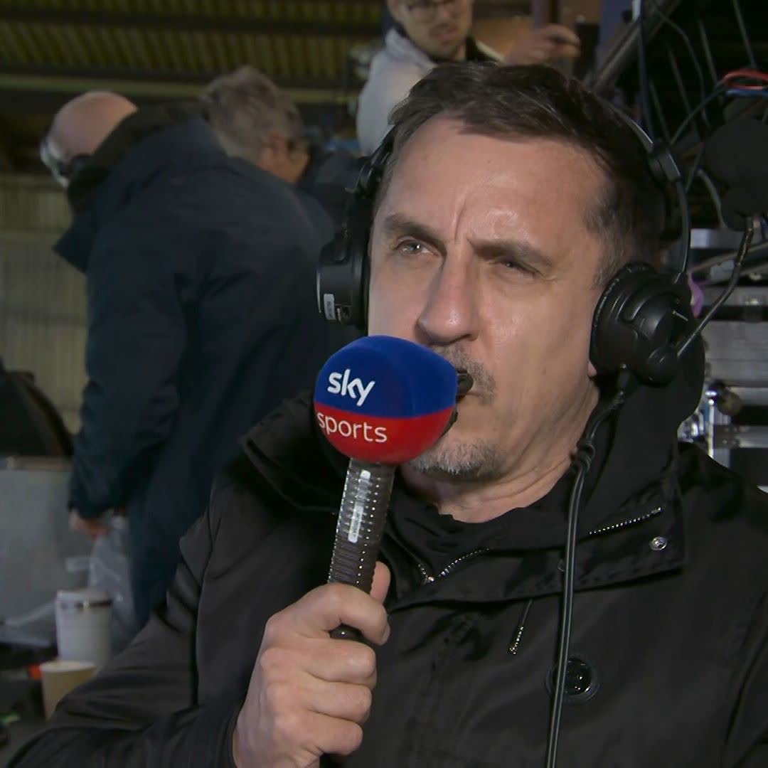 🗣️ "They creative players in the last 15 minutes were absolutely useless!" Gary Neville's thoughts after Liverpool's defeat to Chelsea 💭