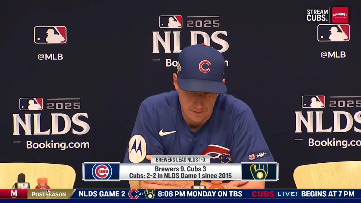 "I was very comfortable putting Matt Boyd on the mound today." Craig Counsell on choosing to start Matthew Boyd on three days rest.