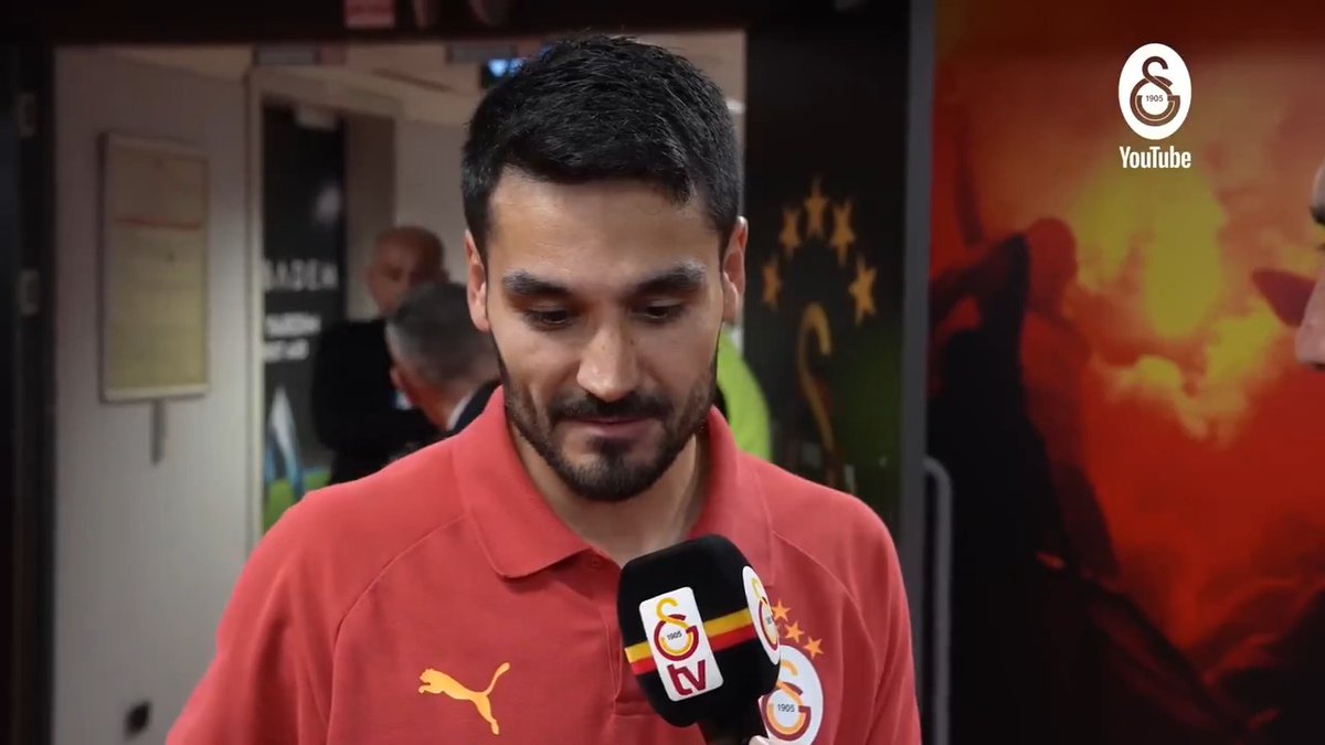 İlkay Gündoğan: "Bu maçtan, ilk 30-35 dakikadan öğreneceğimiz çok şeyler var. Hepimize ders olması gerekiyor." (Galatasaray Youtube)
