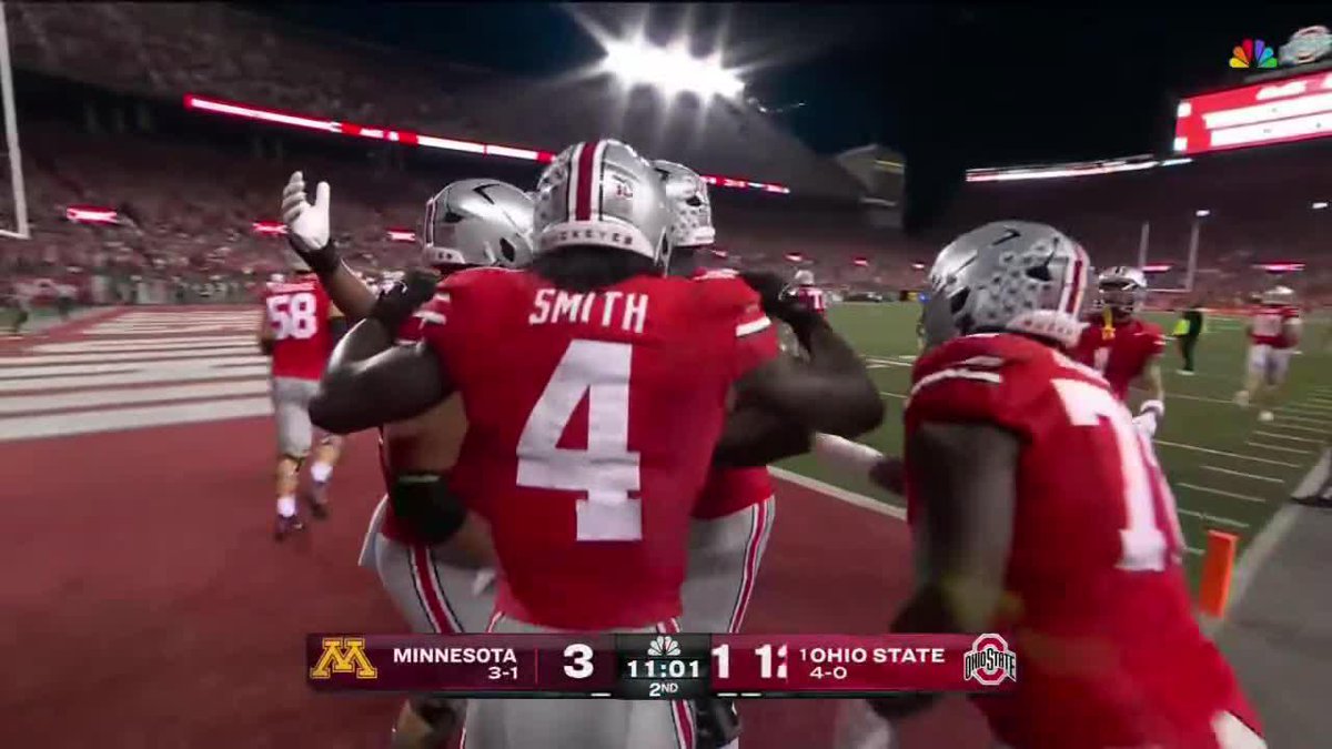 Surprise surprise THE best wide receiver in the country scored again Jeremiah Smith | #GoBucks