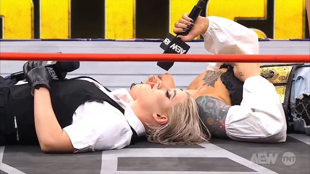 AEW Women's World Champion Kris Statlander and "Timeless" Toni Storm talk it out! Watch #AEWCollision on TNT & HBO Max