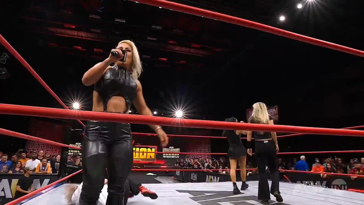 .@Toxic_Thekla isn't done with @CallMeKrisStat OR "Timeless" Toni Storm! Watch #AEWCollision on TNT & HBO Max