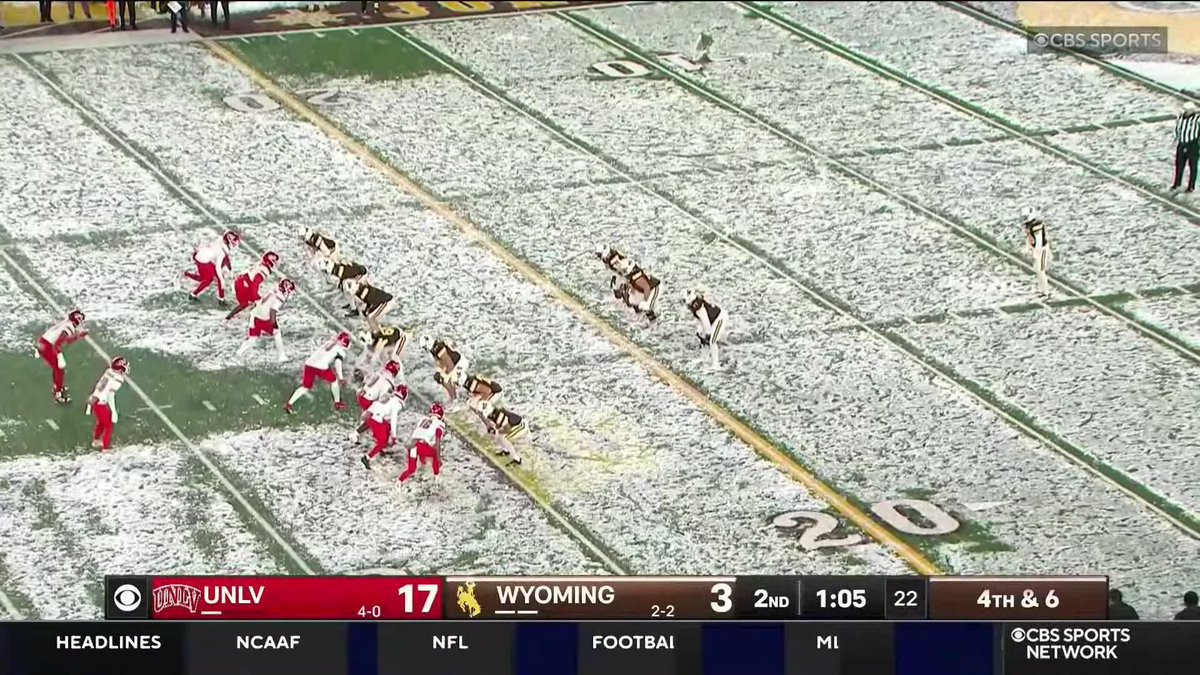 Nobody blocks punts better than UNLV That’s the SECOND blocked punt TD today!
