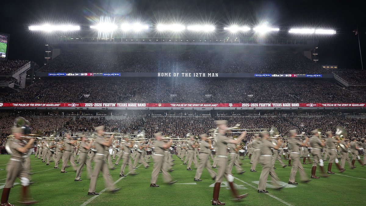 The nationally famous - Fightin' Texas Aggie Band 👍 #GigEm | #12thMan