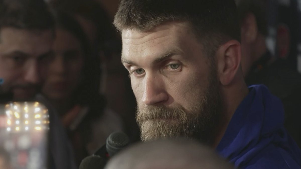 "As an offense we have to be better." Bryce Harper on Philly's performance in Game 1.