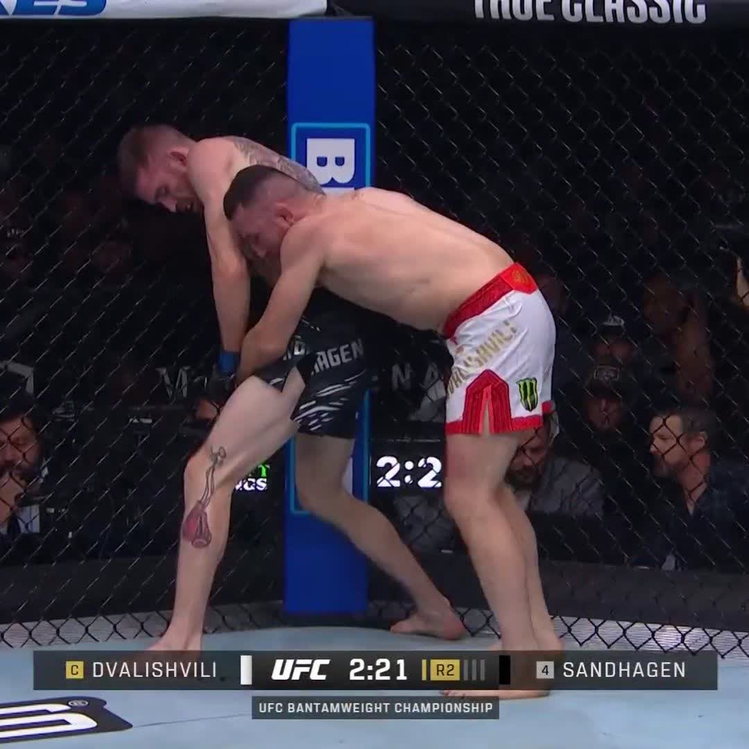 That's triple digit takedowns 💪 Merab “The Machine” Dvalishvili becomes the first fighter in UFC history to amass 100 takedowns! [ #UFC320 | LIVE NOW on ESPN PPV ]