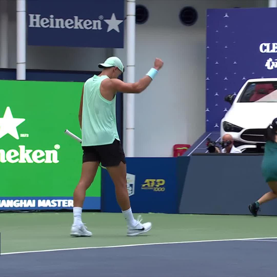 Exhibition like stuff so far today 🤩 #RolexShanghaiMasters