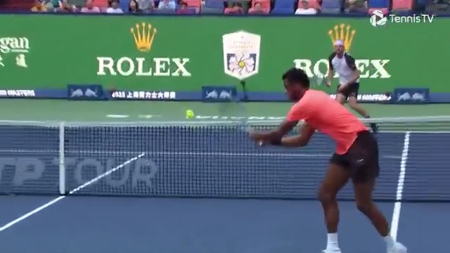 You gotta do what you gotta do 🫡 Mpetshi Perricard Giovanni | Rolex Shanghai Masters | #RolexShanghaiMasters