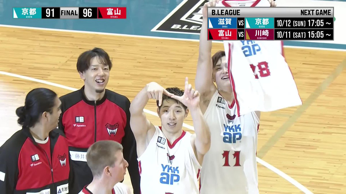 富山が京都との接戦を制し、B1復帰2戦目で勝利を掴み取る！ 富山グラウジーズ #Bリーグ #りそなグループ #Bリーグ開幕