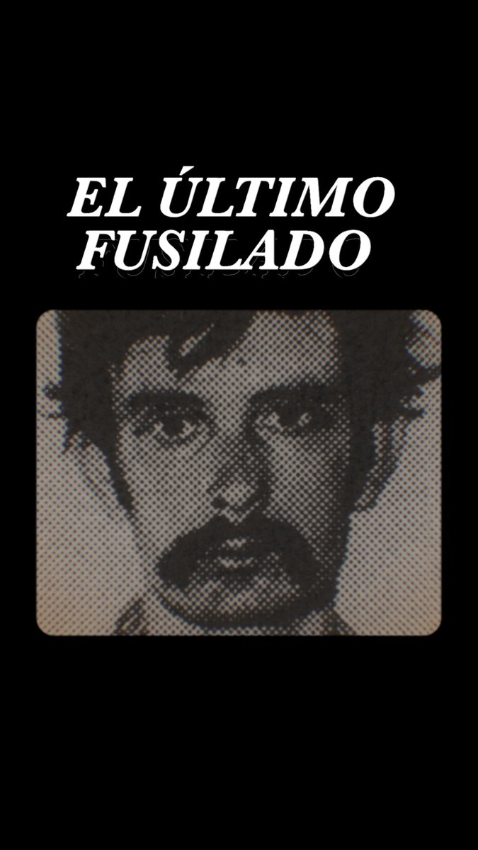 Un inocente fusilado. Un régimen que murió censurando, torturando y matando hasta el último día. Domingo (21.35h) #SalvadosFusilado
