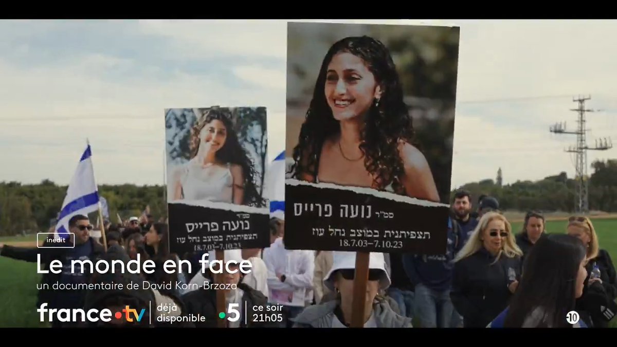 Les témoignages de ces jeunes soldates israéliennes en première ligne le jour de l'attaque terroriste du Hamas. Retrouvez le documentaire "Les guetteuses du 7 octobre" dans Le monde en face, dès maintenant sur et ce soir à 21h05 sur France 5.