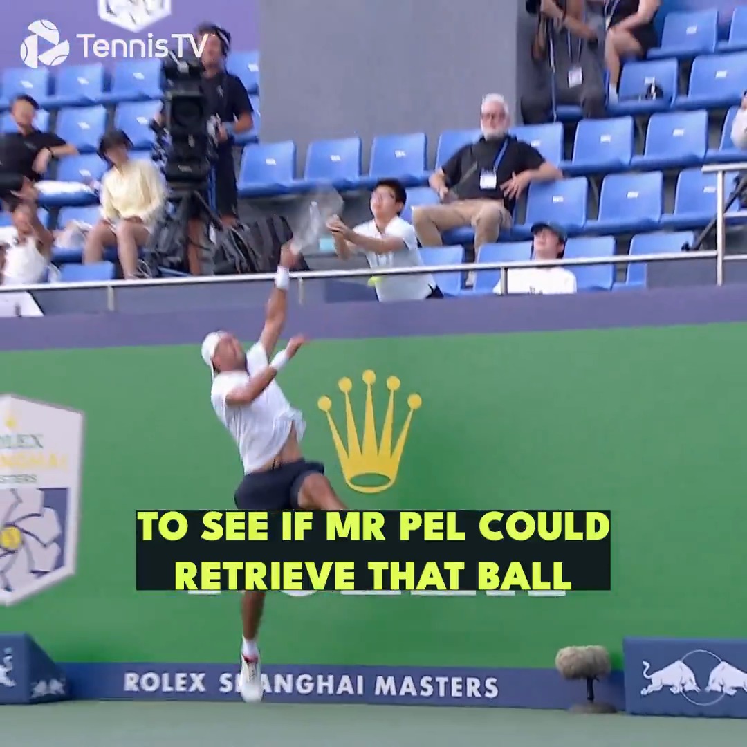 A video review on a suspected hindrance in Shanghai 👀 #RolexShanghaiMasters