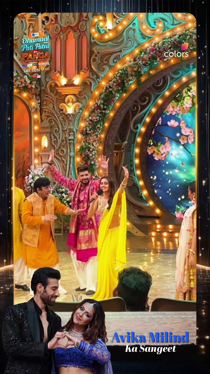 Jhoom uthe sab dekhkar Tejasswi ka yeh dhamaakedaar andaaz. 😍 Dekhiye #DhamaalWithPatiPatniAurPanga - Jodiyon Ka Reality Check, Mein Avika aur Milind Ka Sangeet aaj raat 9 baje, #Colors aur JioHotstar par. Karan Kundrra Tejasswi Prakash