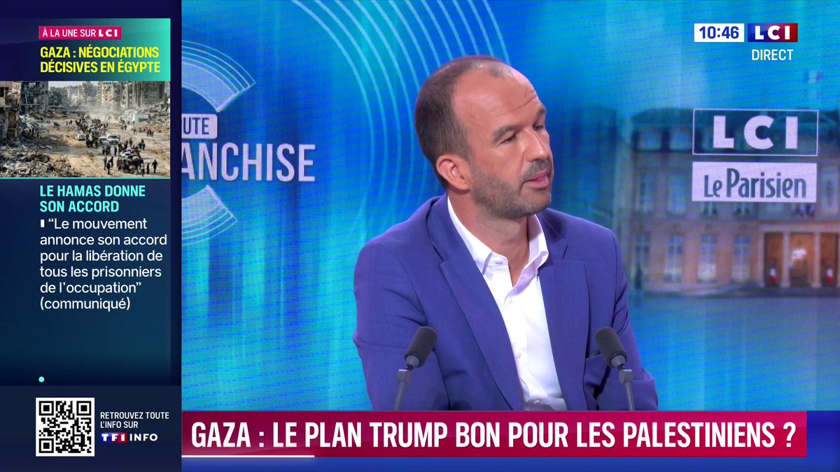 Polémique : le député LFI Thomas Portes s’est-il rendu sur les tombes des terroristes des JO de Munich ? 🗣️ « C’est faux ! Il a visité un cimetière, il n’a pas du tout rendu hommage à la tombe d’un ou d’une personne », martèle Manuel Bompard