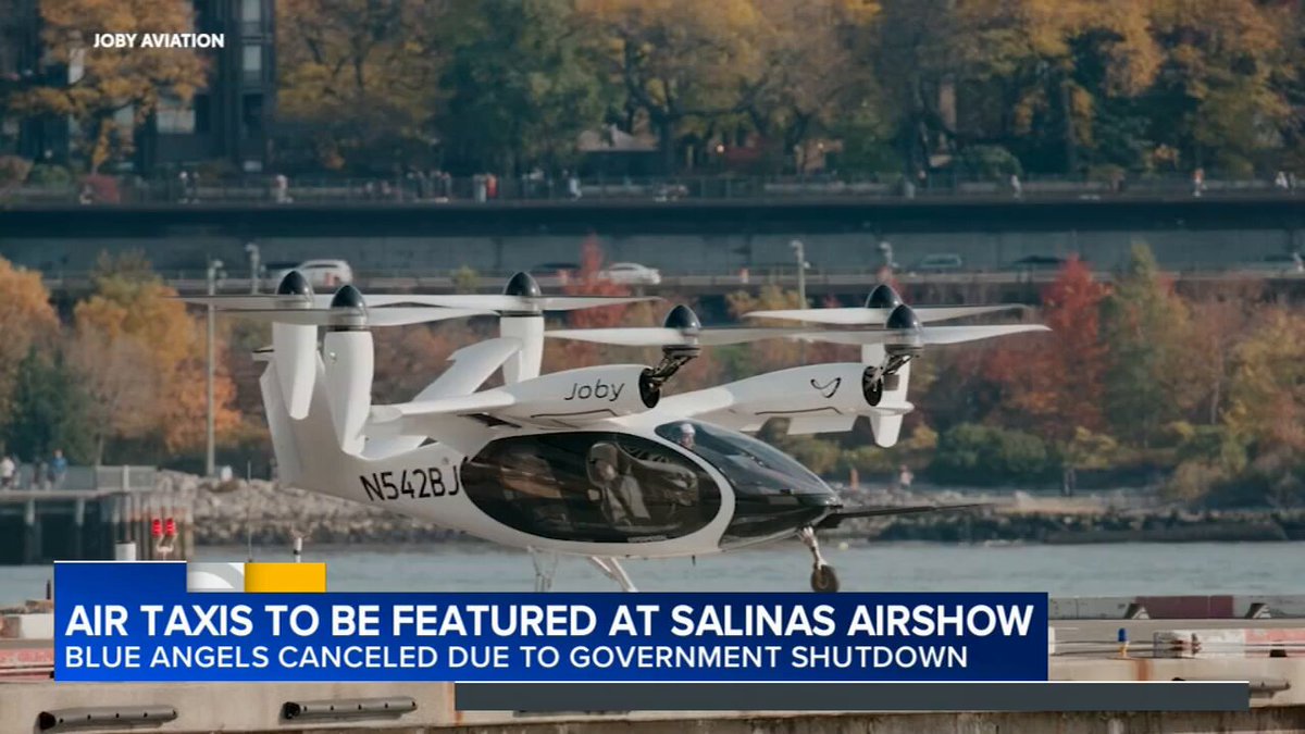 🇺🇸 FLYING TAXIS JUST GAVE THEIR FIRST PUBLIC DEMO IN THE U.S It's no longer sci-fi; they’re real, and they just made their first public flights in the U.S. It happened at the California International Airshow, where Joby Aviation and Archer Aviation demoed their electric vertical takeoff aircraft (eVTOLs) in front of a live crowd. Each vehicle flew for about 10 minutes, lifting off vertically, hovering, cruising, and landing with ease, no runway needed. This marks the first time Americans have seen flying taxis in action in person. “It’s the future,” an announcer said. And for once, it didn’t sound like hype. A full rollout is yet to be announced. Source: AP News
