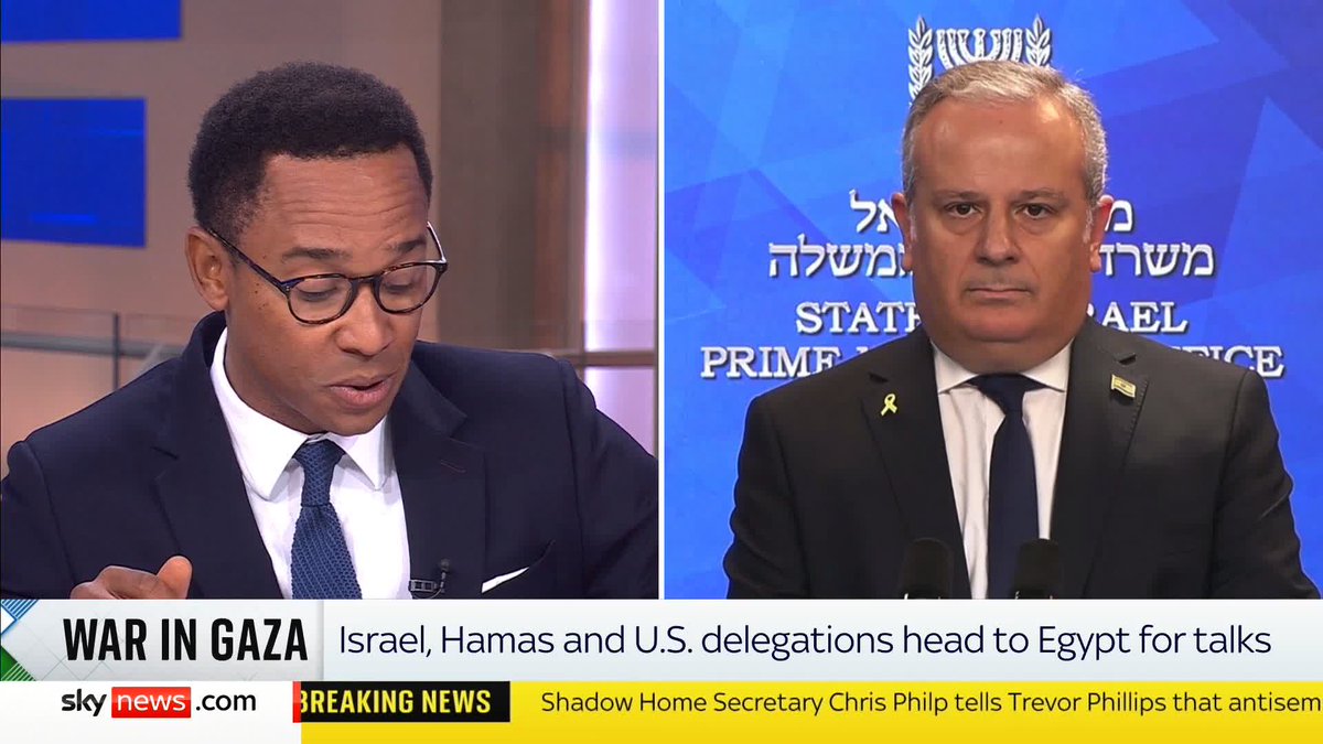 "It is now all eyes on Hamas." Israeli government spokesperson David Mencer tells Sky News Israel will adhere to all aspects of the Gaza ceasefire deal after all their hostages are released. 📺 Sky 501, Virgin 602, Freeview 233 and YouTube